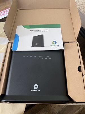 Fiber router new with accessories for over 1000 Mbps