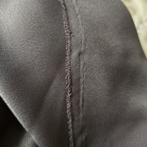 Grey double-sided summer fabric for sewing