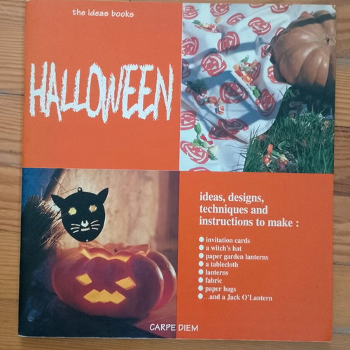 Halloween craft book like new, English