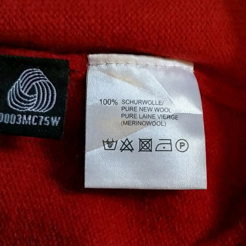 Highmoor wool women's sweater like new, red, size 42