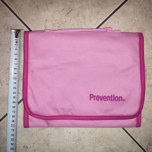 Large toiletry bag new, pink with 3 inner compartments