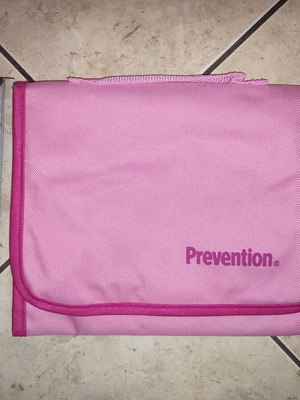 Large toiletry bag new, pink with 3 inner compartments