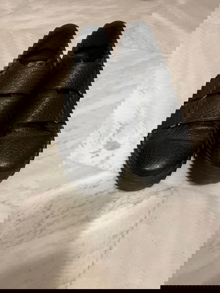 Makris sneakers μαύρα δερμάτινα no 37