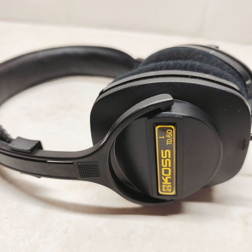 Koss TD 60 vintage stereo headphones used, wired