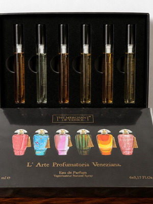 The Merchant of Venice L'Arte Profumatoria Veneziana Discovery Set 6×5ml like new