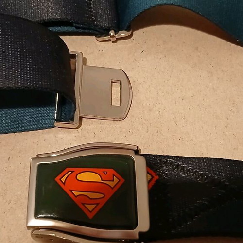 Superman seat belt in like new condition