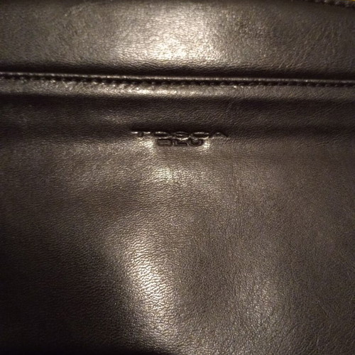 Tosca Blu handbag new, genuine leather, black and silver
