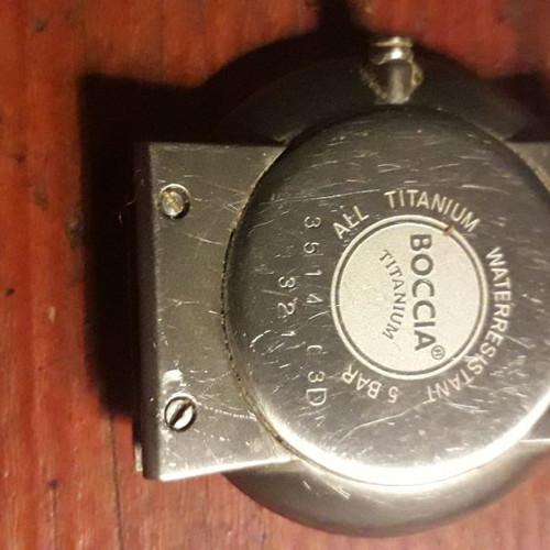 Boccia Titanium men's watch used
