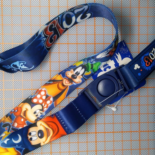 Neck cord from Disneyland Paris commemorative of 2023