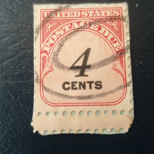 1959 US postage due stamps used, set of 6