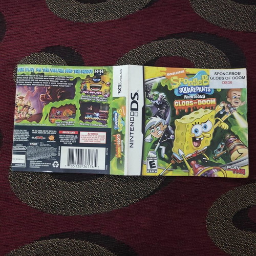 SpongeBob SquarePants Featuring Nicktoons Gloobs Of Doom Nintendo DS used
