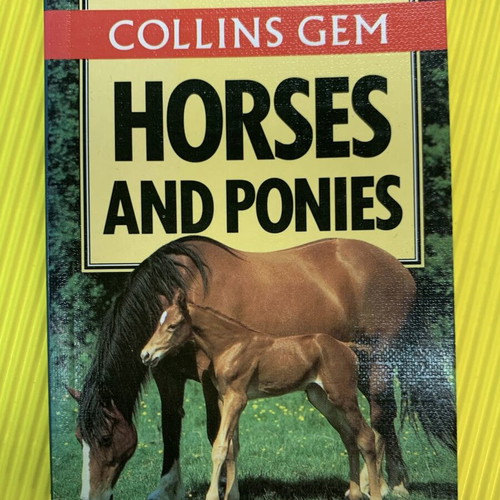 Horses and Ponies Collins Gem Guide book new, English