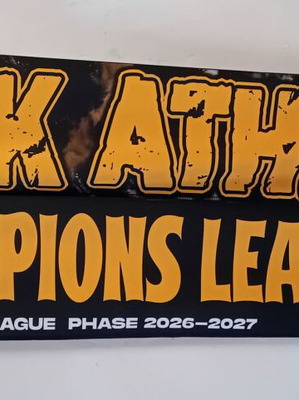 AEK Athens Champions League 2026-2027 collectible scarf