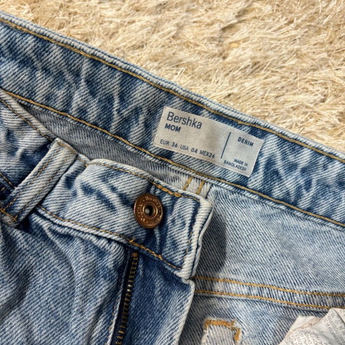 Bershka mom fit jeans like new, blue, size S