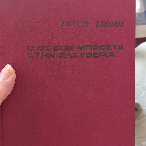 The Fear of Freedom rare book unread 335 pages