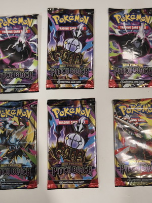Pokemon Pitch Black 6 πακέτα καινούργια