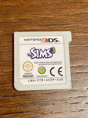 The Sims 3 Nintendo 3DS cartridge like new, European edition