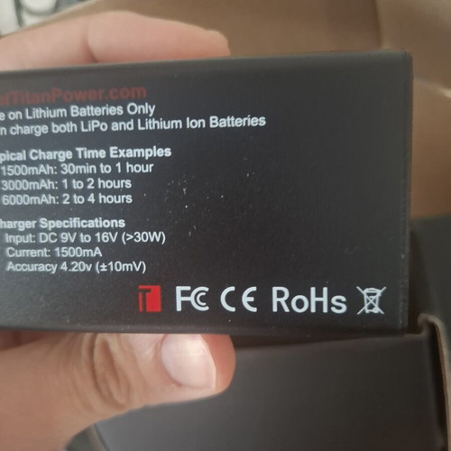 Titan Digital Lithium Battery Charger like new