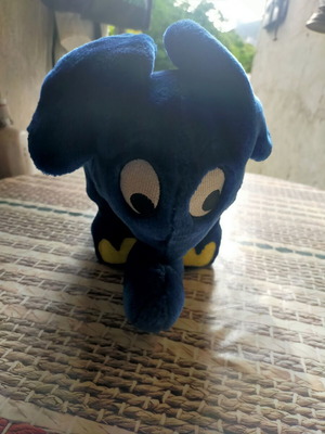 Blue elephant plush toy