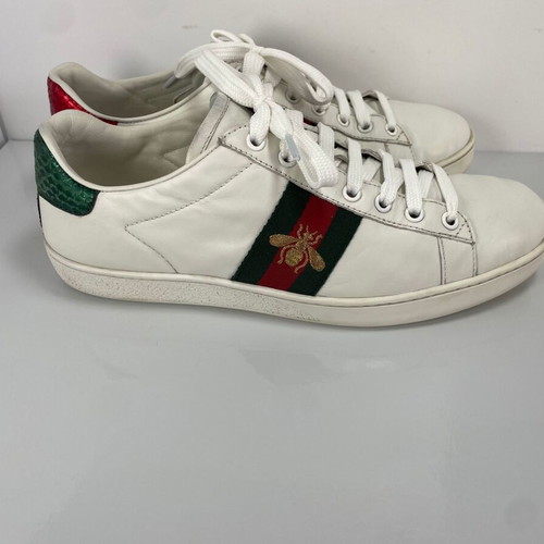 Gucci Ace leather sneakers used, size EU 40, white