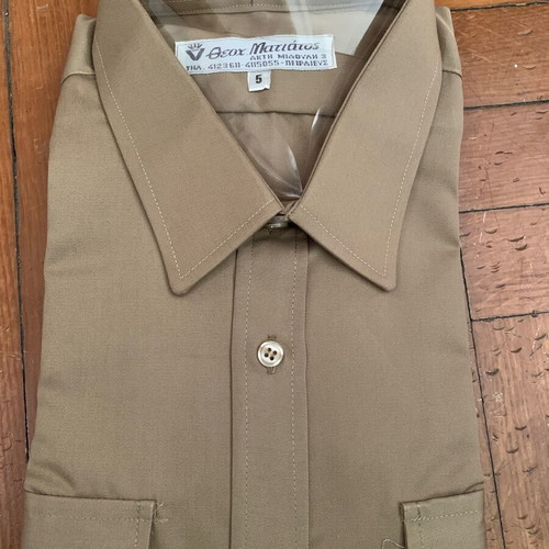 Military shirt XL new, Greek cotton