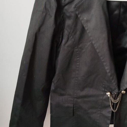 Women's jacket used size M, black short cotton