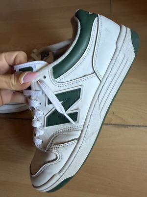 New Balance 480 sneakers like new, size 42, white and green