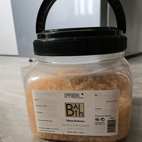 Bath salts vanilla and cookies 2kg like new