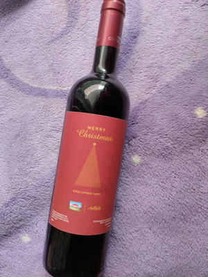 Costa Lazaridi red dry wine like new, sealed collectible bottle