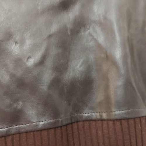 Morgan women's dress with leather, size S, like new, brown