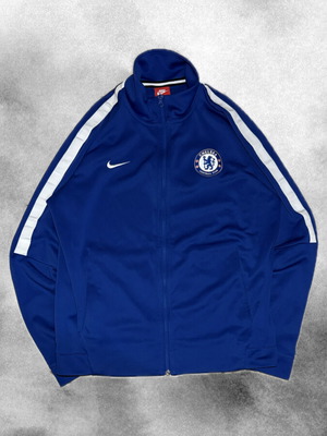 Chelsea Nike Track Jacket like new, blue with white stripes