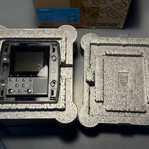 Bticino axolute 349312 internal door phone unit anthracite new, unused