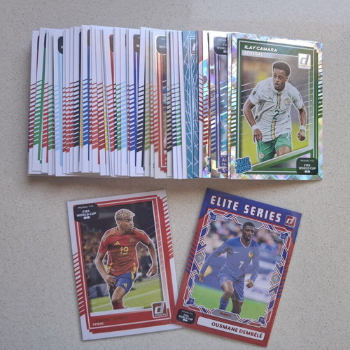 Donruss Road to the World Cup 2026 lot new, 48 cards with Yamal and Dembele parallel