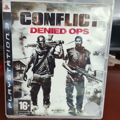 Conflict Denied Ops PS3 game with manual
