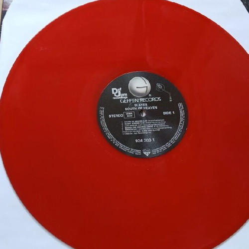 Slayer South Of Heaven LP κόκκινος βινύλ σαν καινούργιο