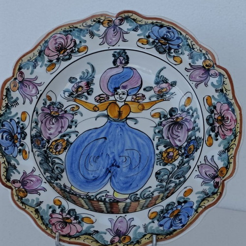 Handmade Skyros plate, 25 cm diameter