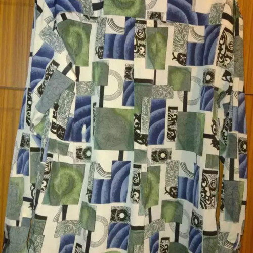 Men's Shirt new, blue and green, XL, quality fabric