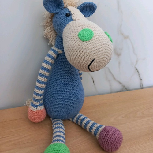 Handmade Amigurumi Horse 44 cm new