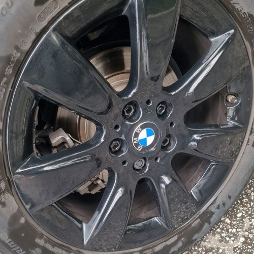 BMW 17" genuine black rims with Hankook Ventus tires like new
