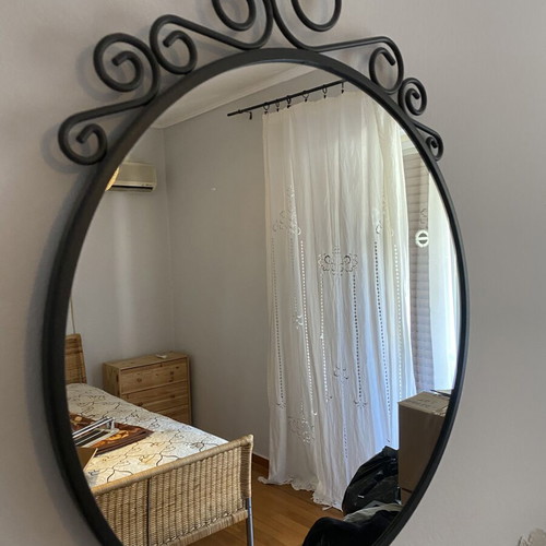 IKEA round mirror like new