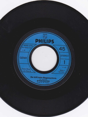 Byron Baxter Da Hilft Kein Regenschirm δίσκος βινυλίου μεταχειρισμένος, Europop 1972