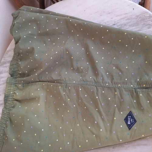 Men's khaki polka dot swim shorts xxl used, Waves Swimming Gear