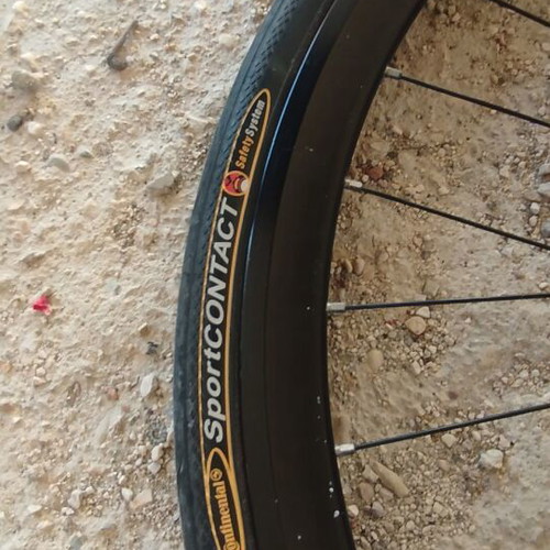 Deore LX 26 Inch Wheelset with Tires used, no Disc Brake