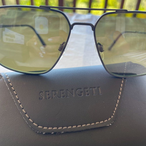 Serengeti Agostino sunglasses new, black and brown