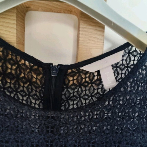 H&M dress dark blue size L like new
