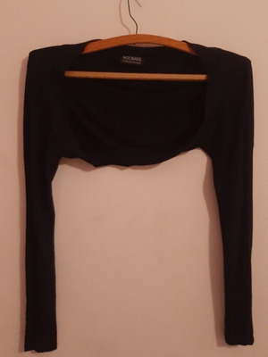 Noobass Black Short Jacket like new, size S