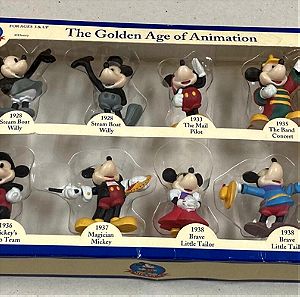 Disney 26000 Mickeys World Figures 1928-1938 Set The Golden age of Animation Καινούργιο Τιμή 35 Εύρω