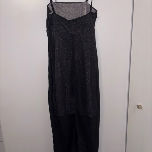 Makis Tselios black shiny midi dress like new, Xsmall/small