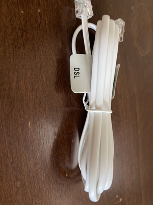 Telephone cable 2m new unused