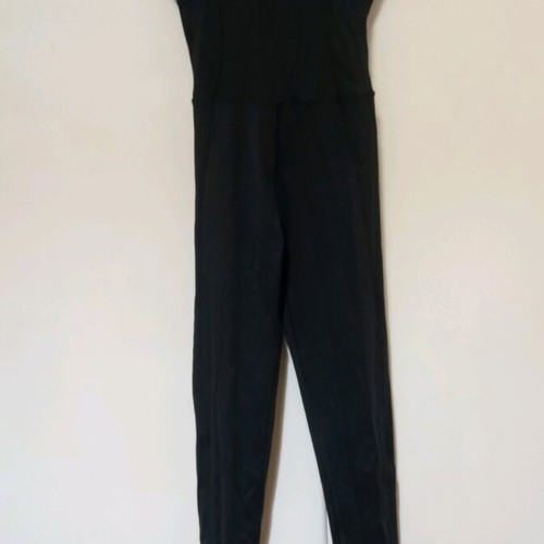 One-piece jumpsuit used, black, size S